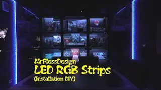 DIY: LED RGB Strip Wand- und TV-Beleuchtung (Bonus Folge 14 - Projekt Bau MrFlessDesign)