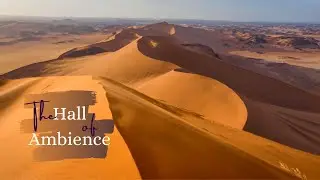 Desert Ambience | ASMR Howling Wind in the Desert | Desert Wind Soundscape