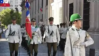 CARABINEROS DE CHILE RELEVO DE GUARDIA DE PALACIO 17 DE ENERO DE 2026
