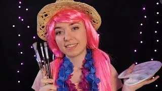 ASMR CZ Stojíš modelem na Karibském pobřeží a Zoe tě kreslí