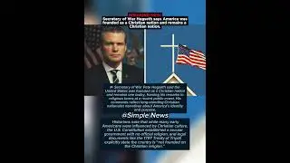 secretary of war reaffirms U.S as a Christian state #viral #breakingnews #trending #usa #news #fyp