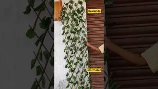 Green Plastic Artificial Fancy Wall Hanging Money Plant| #shorts #kakinada #artificialplant
