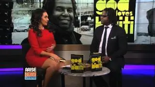 Dimitry Elias L&eacute;ger's first TV interview for his debut novel God Loves Haiti.