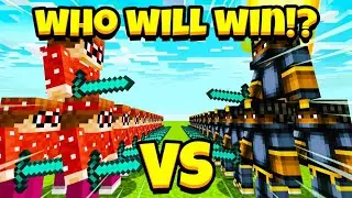 BrandonCrafter Vs YaBoiAction (DO NOT CHOOSE THE WRONG TEAM) - Minecraft Mob Battle