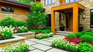 Small Front Yards That Look INSANELY Luxurious! Modern Entryways with Gates & Arches