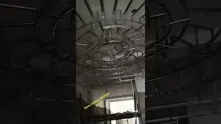 Pop False ceiling framing round #ytshorts #short #falseceilingdesign #livingroomfalseceiling #home