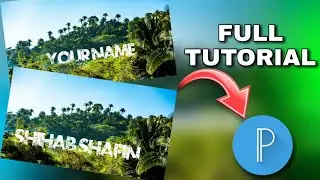 Urban Jungle Font Photo Editing || PixelLab Photo Editing || @SHIHABSHAFINEDITZ
