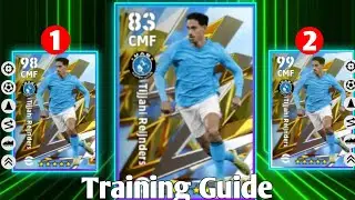 Best Manchester B Highlight Tijjani Reijnders Max Training Guide In eFootball Mobile 2026