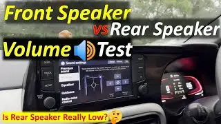 Hyundai Exter Audio System Test 🔊 Front vs Rear Speaker Volume | Rear Speaker Low Problem Solved? ✅