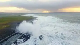 Northwest Sligo Rough Seas due to Hurricane Epsilon