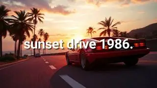 ｓｕｎｓｅｔ ｄｒｉｖｅ １９８６  // Italo Disco, Synthwave, Funkwave, Retrowave Driving Mix 1 Hour