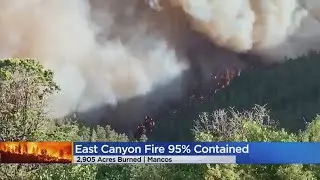 East Canyon Fire 95% Contained