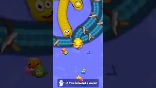🐍Warmhunt snake gameplay 3.8.2#wormhunt #worms