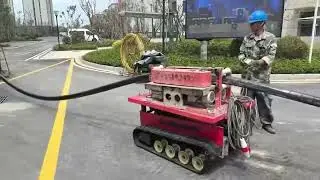 CABLE PULLER CABLE PULLING MACHINE WITH CATERPILLAR TRACK