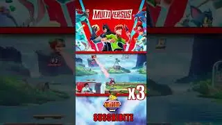 Multiversus - Algunos golpes y se va directo al lobby💪🏼💙 #shorts #tinogames #multiversus #superman