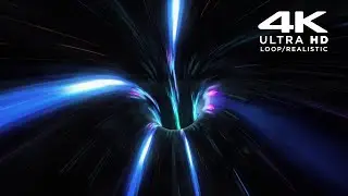 Astral Wormhole Loop 4K Stock Motion Graphics