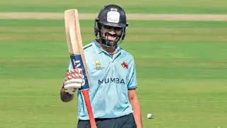 Rohit Sharma century in Vijay Hazare Trophy 2025 | Rohit Sharma 155 runs highlights in Sikkim vs Mum