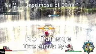 Ys 8 Boss Time Attack - Vs. Sylvia (No damage, Inferno, Adol solo)