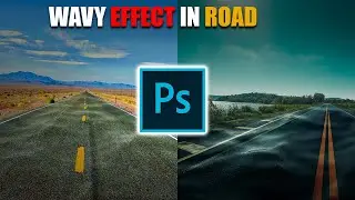 The Wavy Effect in Road | Photoshop Tutorial | ZaibyGraphics | 3minute Tutorial