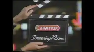 Cinemax The Screening Room  April (1983) Channel Preview Show