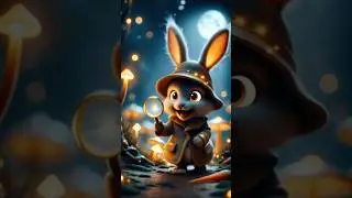 🐰🔍 Join Our Adorable Detective Bunny on a Clue-Finding Adventure! 🕵️&zwj;♀️✨ #DetectiveBunny #bunny