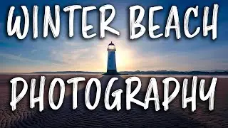 Talacre Beach in North Wales, the beach to myself. Winter Photography!