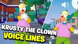 Fortnite | KRUSTY THE CLOWN BOSS VOICE LINES - Ch6 MS2