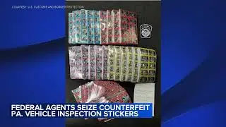 $1.4 million in counterfeit Pa. vehicle inspection stickers seized