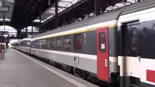 Basel SBB 24/05/2013: Departure of IR 2177 to Locarno