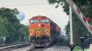 10 H2 -9s On Ab Eastbound BNSF Power Move At LaGrange Road On July 16, 2024