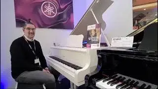 Used Yamaha GB1K SC2 Silent Grand Piano | Polished White | Rimmers Music