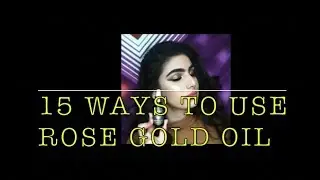 ways to use rose gold oil | Indulgeo essentials rose gold oil