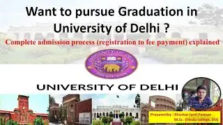 DU UG admission 2021 process explained |DU admission 2021|DU UG application form|DU UG entrance 2021