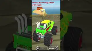 IMPOSSIBLE Monster Truck Stunts! 🔥 #Shorts #MonsterTruckStunts