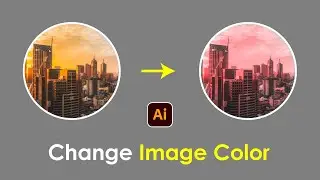 How to change any image color in Adobe Illustrator 2021