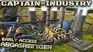 EXHAUST GAS CLEANER Captain of Industry German Gameplay
