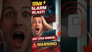 Sirf Window Khuli&hellip; 120dB ALARM BLAST 😱 | Home Security Hack