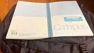 １枚の紙に見えるほどフラットに開くキャンパスノートのメリット&使い方