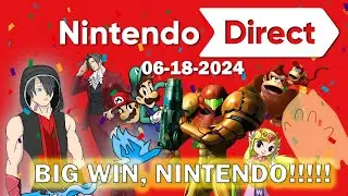 BIG WIN, NINTENDO!!! - KSL Reacts to Nintendo Direct 06-18-2024