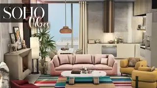 SOHO VIBES Apartment + Full CC List | The Sims 4: Custom Content Speed Build