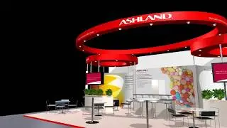 Ashland Chemical Trade Show Booth Walkthrough 3D Animation HR