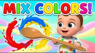 Mix, Mix, What Do You See? 🎨 Color Mixing Song for Kids | Learn Colors Fun!