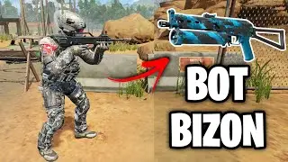 USÉ la BIZON AZUL de los BOTS (es muy rara) | CODM
