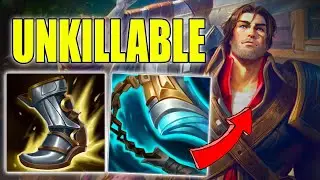 GAREN TOP IS UNKILLABLE WITH PHASE RUSH - S14 Garen Top lane gameplay commentary