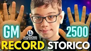 A 11 Anni Faustino Oro è il Più Giovane della Storia a Superare i 2500 ELO