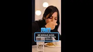 Fact : We Should Avoid Having Water with Meals #shorts