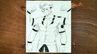 How To Draw Sasuke Uchiha || Jujutsu Kaisen || Anime Pencil Drawing Tutorial
