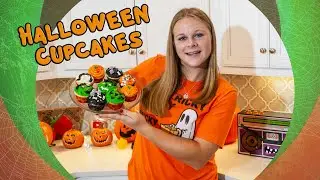 Assistant Makes and Decorates DIY Halloween Cupcakes