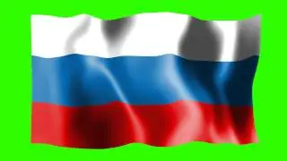 Russia Waving Flag - Free Green Screen Footage