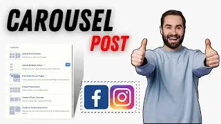 How To Create Facebook & Instagram Carousel Post, November 2021